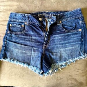 Cute high rise jean shorts